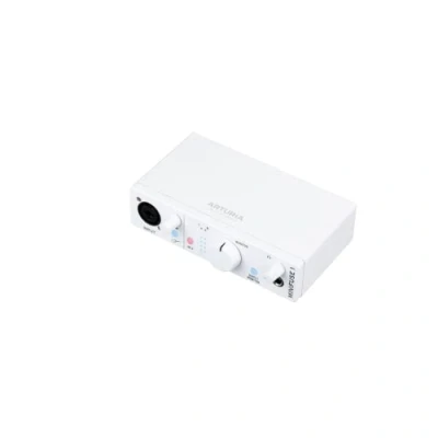 Immagine di Arturia MiniFuse 1 Interfaccia audio USB compatta, con pacchetto di software creativo alta qualità per la registrazione, produzione, i podcast e chitarra Bianco