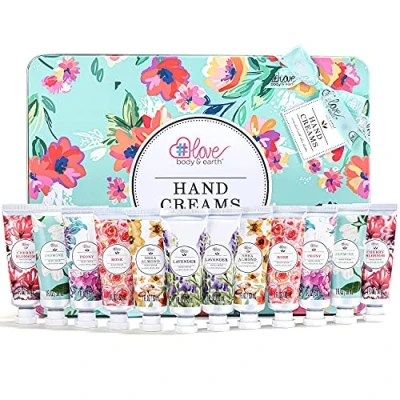 Immagine di Crema Mani Regalo per Donne Confezione 12 PCS x 30 ml, Arricchite con Burro di Karitè e Glicerina Nutrire Idratare Secche, Idee Set Compleanno 6 Profumi