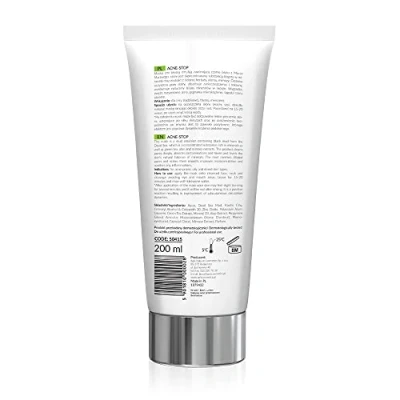 Immagine di Apis Natural Cosmetics, Maschera viso, detergente Acne Stop M (200 ml)