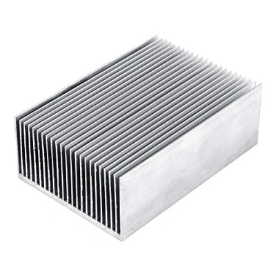 Immagine di Dissipatore di Calore Alluminio Ad Alta Potenza, per Modulo IC A Transistor Led Amplificatore, 100 X 69 36mm, 223g, Argento