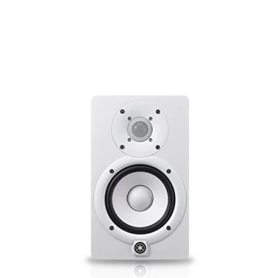 Immagine di Yamaha HS5, Cassa Studio Monitor Amplificato, da Attivo Bass Reflex a 2 vie Bi amplificato per produttori, DJ e musicisti, Bianco
