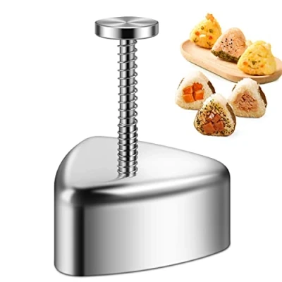 Immagine di Onezebra Set di stampi triangolari per Sushi Stampo triangolari， da Riso Giapponese con Alghe E Onigiri Strumento Fai Te