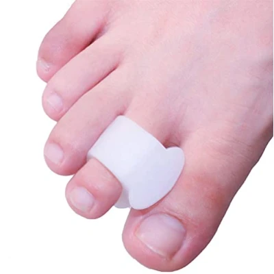 Immagine di Separatore Dita Piede, Alluce Valgo Correttore, Gel per Valgo, Punta Sovrapposta, 4 Pezzi