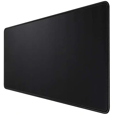 Immagine di HIHUHEN Tappetino per mouse da gioco, 800 x 400 mm, XXL, di grandi dimensioni, maggiore precisione e velocità, base in gomma una presa stabile su superfici lisce (80x40 Black)