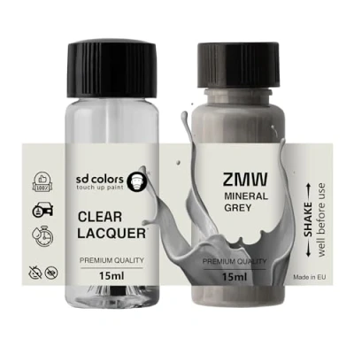 Immagine di SD COLORS ZMW Vernice per ritocchi da 15 ML, colore grigio minerale