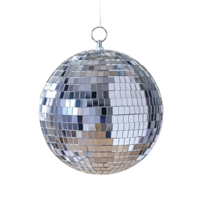 Immagine di Ginger Ray Sfera da discoteca appendere, 20 cm, per feste di compleanno o Capodanno, colore: Argento, GP 146