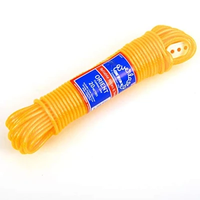 Immagine di EVERLASTO Filo stendibiancheria Orient, 20 m, Spessore 4,8 mm Circa, Colore: Giallo