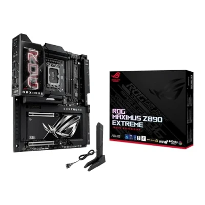 Immagine di ASUS ROG Maximus Z890 Extreme, Scheda Madre Intel ATX, 24+2+1+2 Fasi di Alimentazione, Slot DDR5, PCIe 5.0, GPU Nuova Generazione, 6 M.2, WiFi 7, 5 Porte Thunderbolt