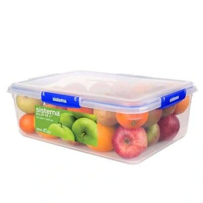 Immagine di Sistema KLIP IT PLUS Contenitore per la conservazione di alimenti 7,5 L con coperchio, impilabile ed ermetico, adatto a frigorifero e congelatore senza BPA