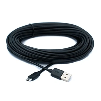 Immagine di System S cavo USB 2.0 10 m Micro B maschio A tipo di ricarica nero