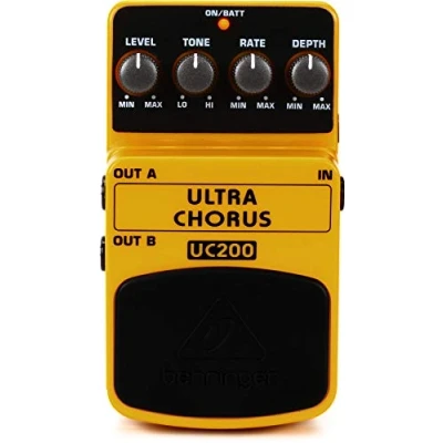 Immagine di BEHRINGER UC200 ULTRA CHORUS PEDALE EFFETTO STEREO CALDO RICCO PER CHITARRA BASSO TASTIERA