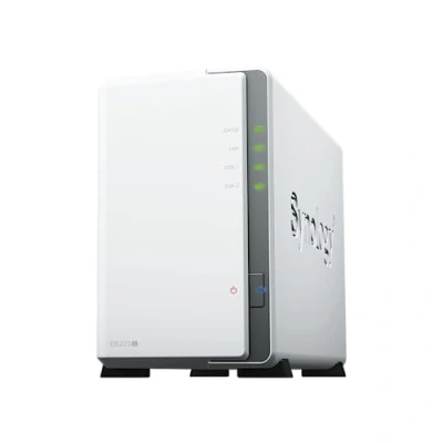Immagine di Synology DS223j Discstation NAS a 2 bay (Realtek RTD1619B 4 core 1,7 GHz 1 GB DDR4 Ram porta LAN RJ 45 GbE) da TB bundle con dischi rigidi Seagate IronWolf (ST2000VN003)