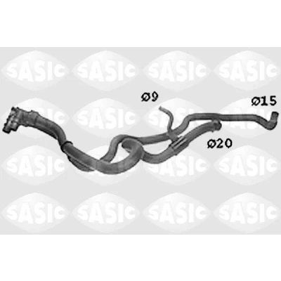 Immagine di SASIC SWH0513 Tubo Radiatore PEUGEOT: 306 Hatchback