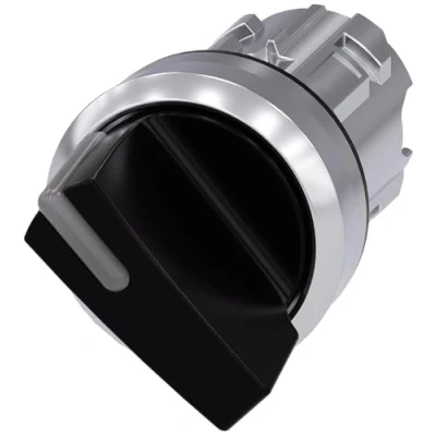 Immagine di Siemens 3SU10522BF100AA0 3SU1052 2BF10 0AA0 Interruttore a levetta Leva bandiera Nero 1 x 90 pz.