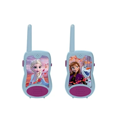 Immagine di Frozen Disney 2 Elsa Anna Walkie Talkie, Clip da Cintura, Batteria, Blu, TW12FZ