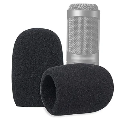 Immagine di SUNMON Copertura parabrezza in schiuma, filtro antipop per microfono a condensatore Audiotechnica AT2020 (confezione da 2)
