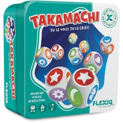 Immagine di Asmodee FlexiQ Takamachi Giochi da tavolo di atmosfera e osservazione Gioco famiglia bambini dai 5 anni in su, 2 4 giocatori, versione francese