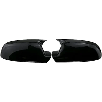 Immagine di NOVSKI Tappi specchietto retrovisore Auto per Audi A3 8P A4 A5 B8 B8.5 Q3 A6 C6 4F S6,Side Mirror Cover Trim Calotte Ricambio Protezione Car Styling Accessori.,D Glossy Black