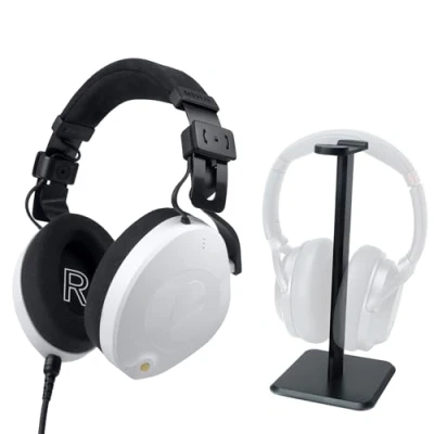 Immagine di Rode NTH 100 Cuffie da studio chiuse, colore: Bianco + supporto tavolo Keepdrum
