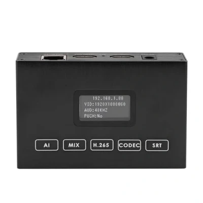 Immagine di EXVIST Codificatore video HDMI H.265 1080P 60FPS Decodificatore HDMI, supporta HLS RTMP RTSP SRT UDP, Compatible with ONV/HK, per Live Streaming su YouTube Facebook Vimeo ecc.