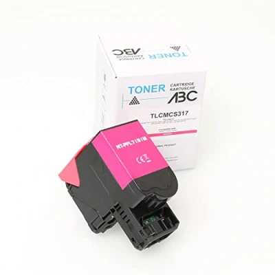 Immagine di ABC Toner compatibile Magenta per Lexmark CS317 CS317dn CS417 CS417dn CS517 CS517de CS517dn CX317 CX317dn CX417 CX417dn CX517 CX517de CX517dn 71B20M0