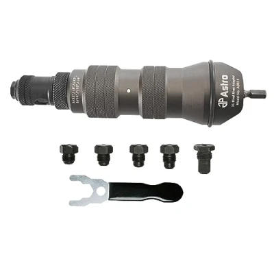 Immagine di Astro Pneumatic Tool ADR14 XL Kit adattatore per rivetti ciechi, capacità 1/4&quot;