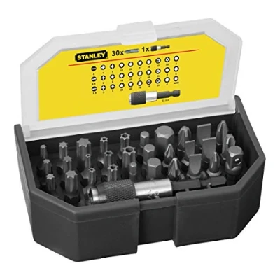 Immagine di STANLEY 1 13 903 Inserti, 25 mm, Attacco 1/4&quot; con Portainserti Magnetico, Set di 31 pz