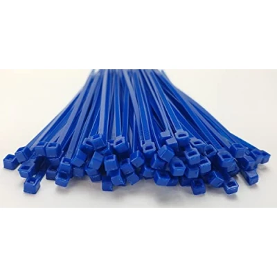 Immagine di PC24 Shop &amp; Service, fascette stringicavo, 100 mm, pezzi, blu