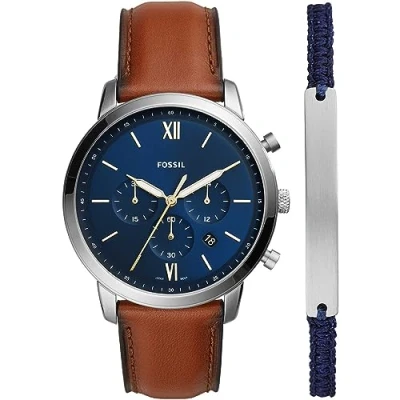 Immagine di Fossil Neutra Chrono Orologio Marrone FS5708SET