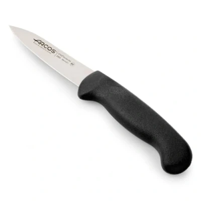 Immagine di Arcos Serie 2900 Spelucchino Coltello per sbucciare Lama Acciaio Inossidabile Nitrum 80 mm Manico Polipropilene Colore Nero