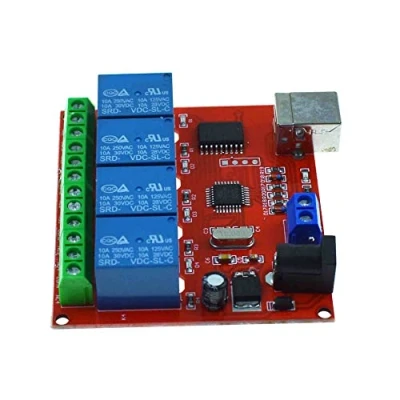 Immagine di 1/2/4/8 Channel 10A PC Interruttore di Controllo USB Modulo Relè Unità Libera Programmabile Computer Driver Controller Intelligente (12V 4 Canali)