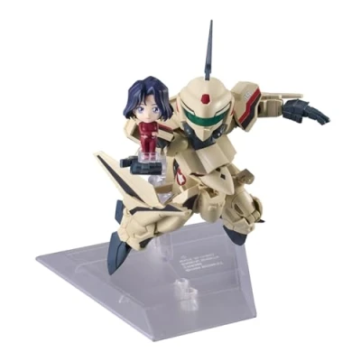 Immagine di Tamashi Nations Macross Plus YF 19 (Isamu Alva Dyson use) con Myung Fang Lone, Bandai Spirits Tiny Session Figure