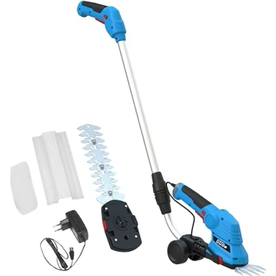 Immagine di Güde Kit per la cura del giardino a batteria GPS 7,2 V 1.5 agli ioni di litio (batteria integrata V/1,5 Ah, TÜV/GS, accessorio cesoie siepi e cespugli, prolunga telescopica con telaio,