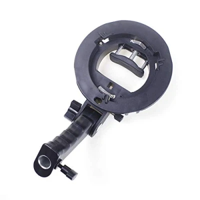 Immagine di ANGEEK Photography Accessories Handheld Grip S Type Flash Bracket Bowens Mount Holder for Speedlite Light Stand Softbox