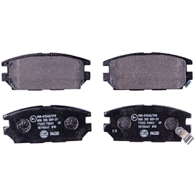 Immagine di HELLA 8DB 355 009 291 Kit pastiglie freno con segnalatore acustico usura MITSUBISHI: PAJERO 1, 3000GT Coupe, Lancer 6 Limousine