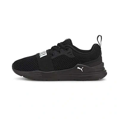 Immagine di Puma Wired RUN Unisex Scarpe running neutre per bambini, Taglia: 30, Black Sintetico / tessuto