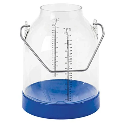 Immagine di Secchio mungitura + scala blu, 30 L, MS Schippers Adatto per Bovini Mucche Vacche