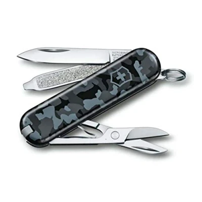 Immagine di Victorinox, Classic, Coltellino Svizzero, Originale, Multiuso, Campeggio, 7 Funzioni, Lama, piccola, Lima per unghie
