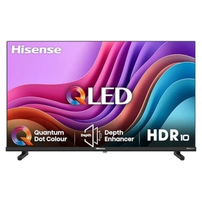 Immagine di Hisense TV 40&quot; QLED FHD 40E53NQT, Smart VIDAA U6, HDR10, Game Mode, Dolby Atmos, Works with Alexa, Tuner DVB T2/S2 HEVC 10, lativù