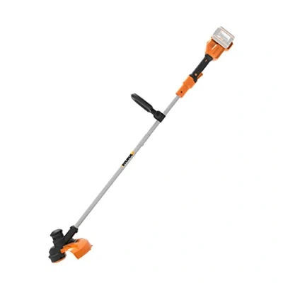 Immagine di WORX Tagliabordi a Batteria 40 V (2 x 20 V) PowerShare WG183E 9 Non Include e Caricatore Manico Regolabile Testa Doppio Filo