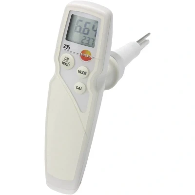 Immagine di testo Set 205 Misuratore combinato pH, Temperatura