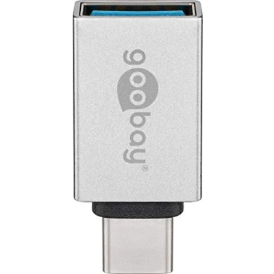 Immagine di Goobay 56620 Adattatore da USB C a 3.0 Tipo A, Argento