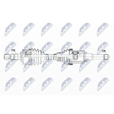 Immagine di NTY NPW PL 101 Albero motore / Semiasse