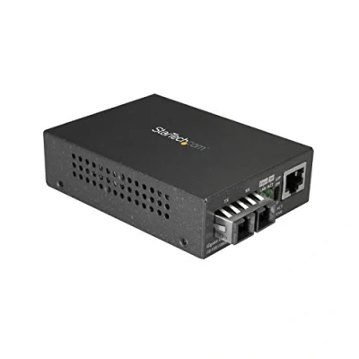 Immagine di StarTech.com Convertitore Multimediale Gigabit Ethernet Gbe a Fibra SC 1000Base SX Multimodale 550m