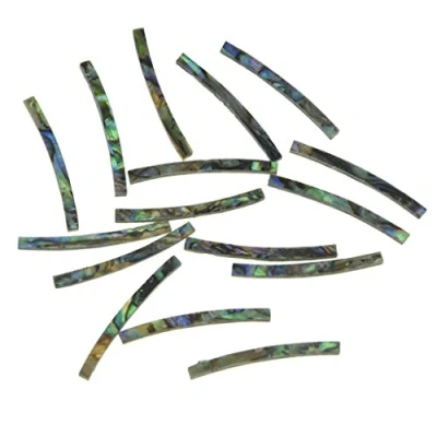 Immagine di KAISH Rosetta per chitarra Nuova Zelanda Abalone Shell curve strisce foro suono intarsio dimensione 125mm2mm1.5mm