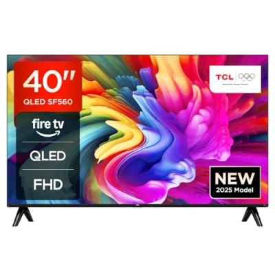 Immagine di TCL 40SF560 40 inch QLED Direct Smart Full HD LED TV with Fire and HDR, Alexa on Demand, Metallic Design, Frameless