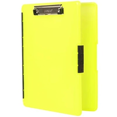 Immagine di Dexas Slimcase 2 Porta Appunti con Apertura Laterale Neon Yellow