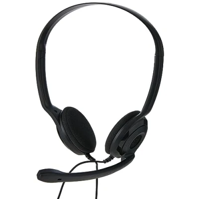 Immagine di Sennheiser PC 5 Chat Cuffie per comunicazione Internet, e Learning Gaming Microfono a cancellazione del rumore, gioco casual, leggero, alto comfort, minimalista, nero
