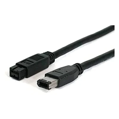 Immagine di StarTech.com 1394_96_6 cavo FireWire IEEE 1394 da 1,8 m 9 6 M/M, 1394, a pin (M) 800 (M), m, nero