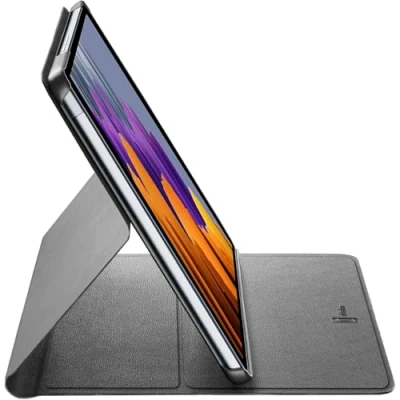Immagine di Cellularline Folio Galaxy Tab S9+ Custodia per Tablet con Funzione Stand 3 livelli di Inclinazione Protezione Angoli Compatibile Sleep Mode Nero